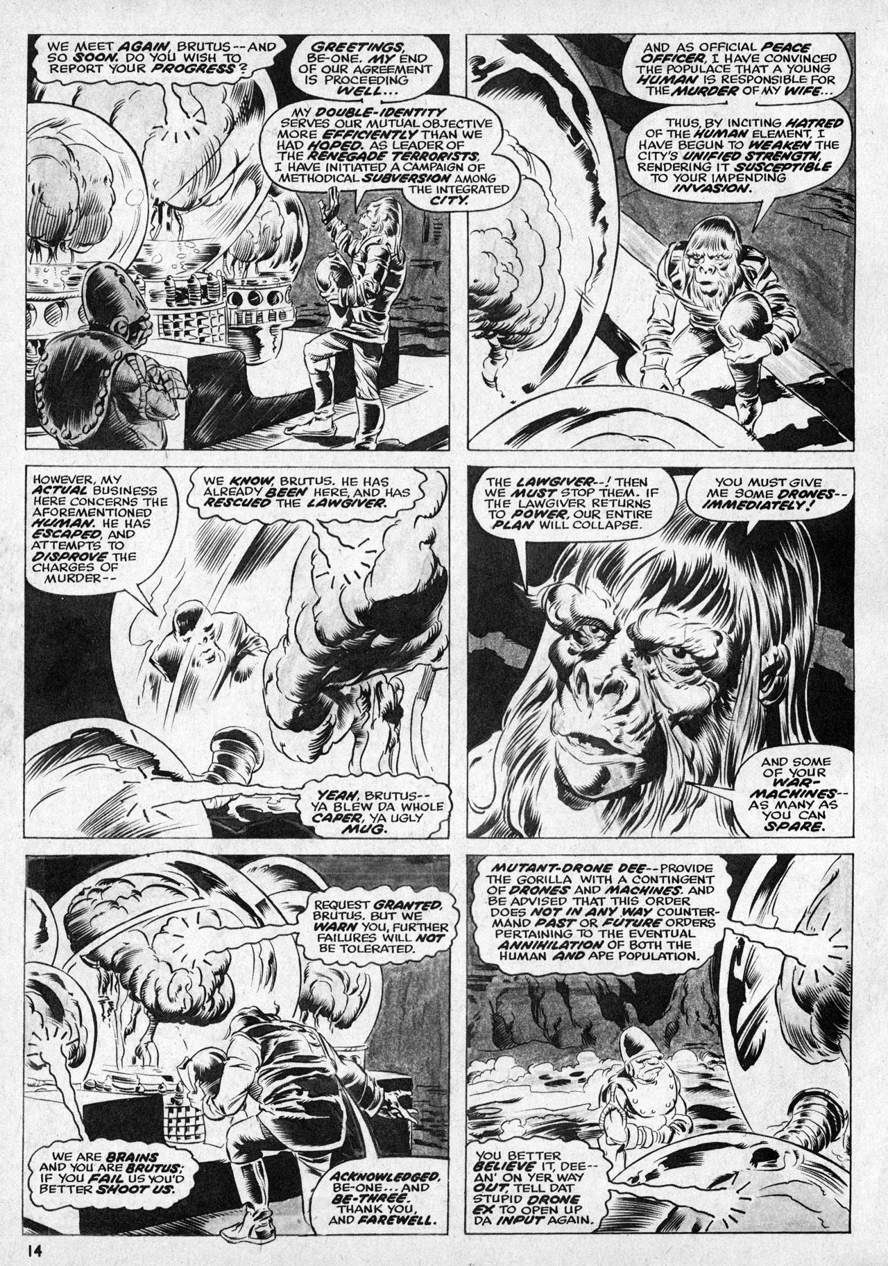 Read online Planet of the Apes comic -  Issue #4 - 13