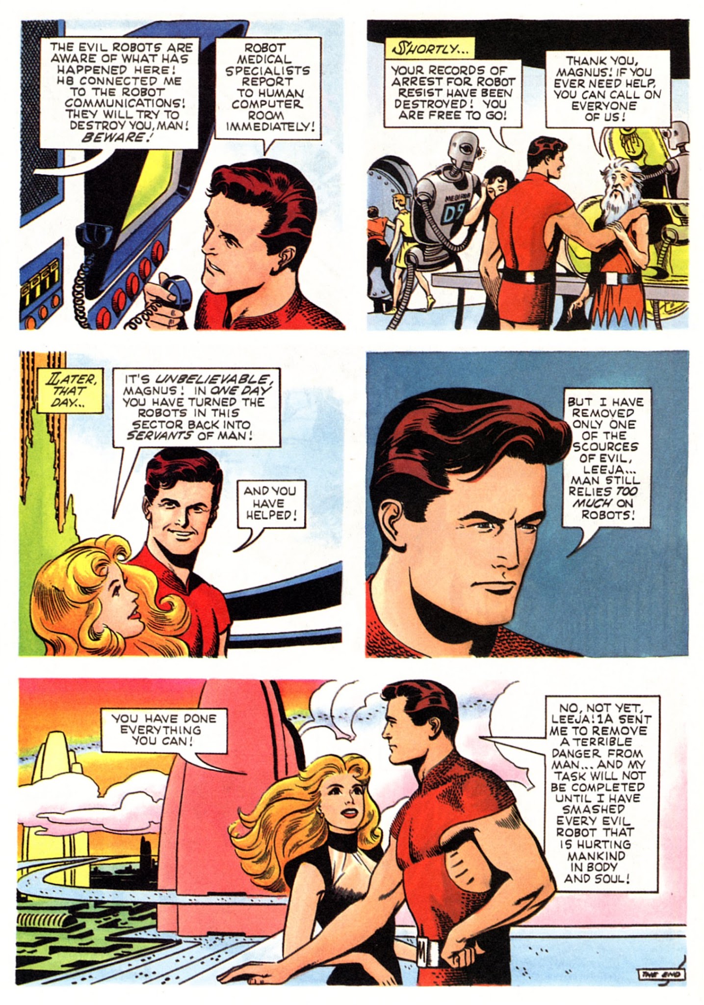 Read online Vintage Magnus, Robot Fighter comic -  Issue #1 - 28