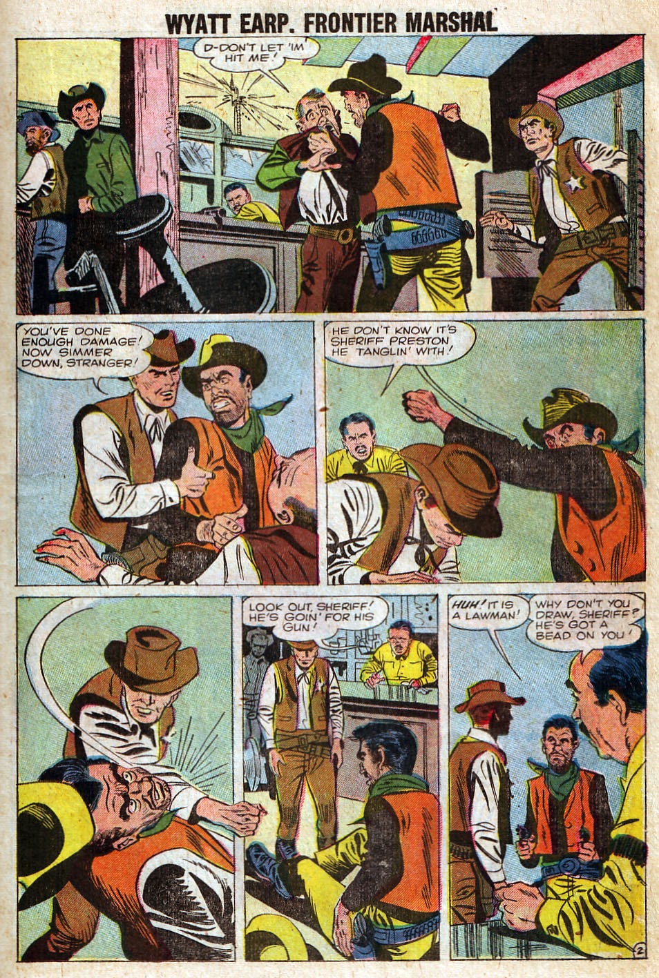 Read online Wyatt Earp Frontier Marshal comic -  Issue #21 - 22
