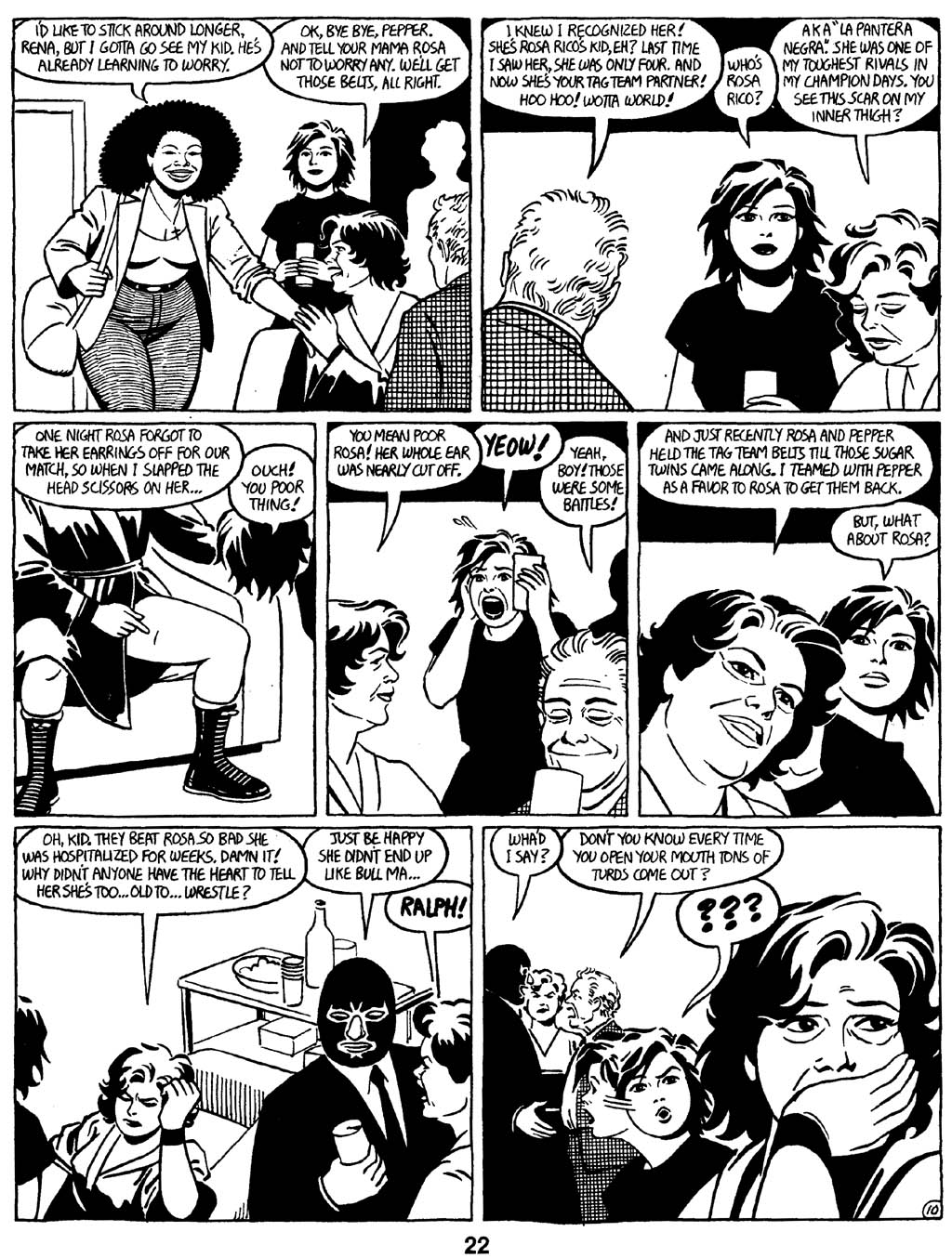 Read online Love and Rockets (1982) comic -  Issue #16 - 24