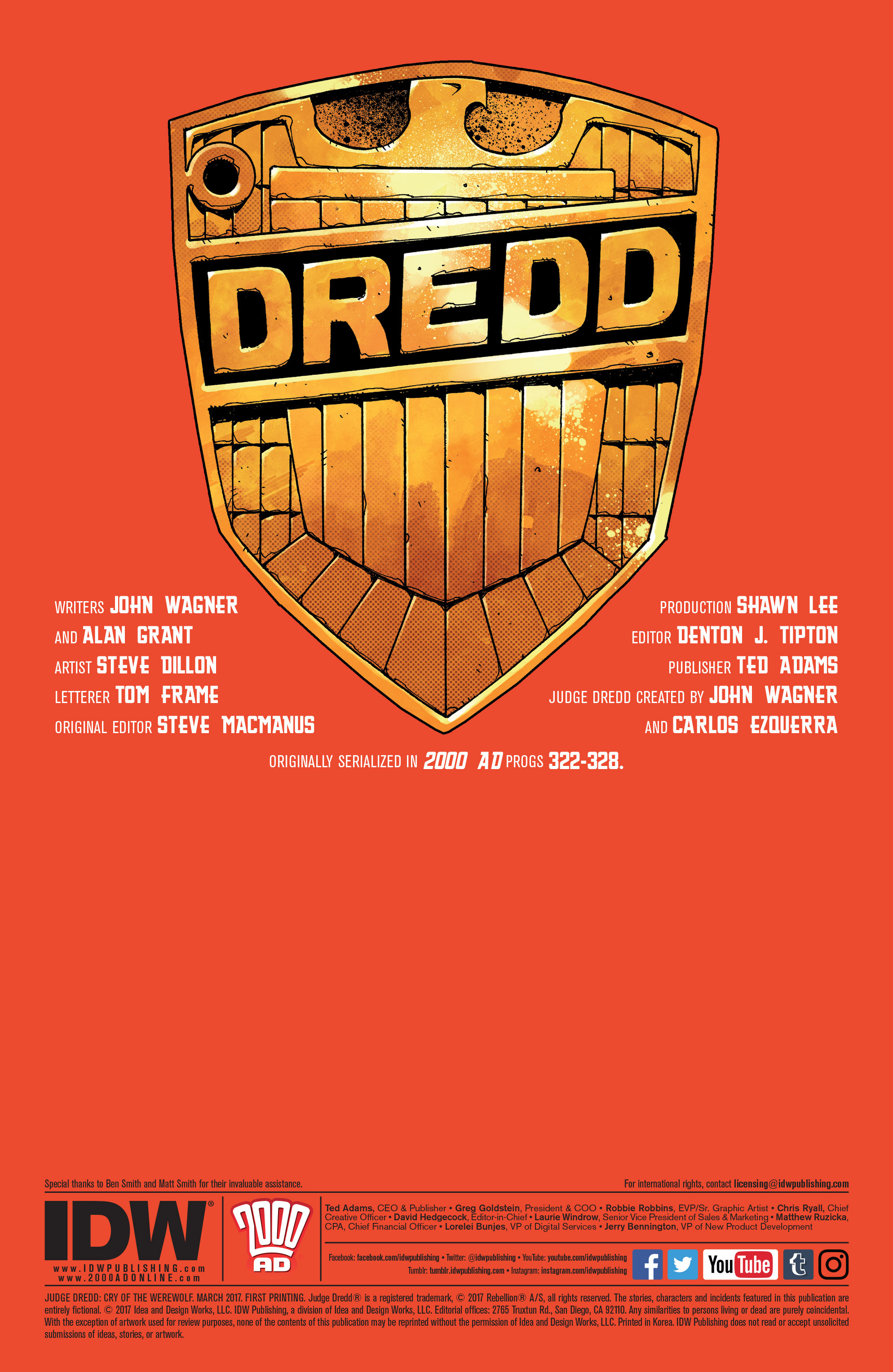 Read online Judge Dredd: Deviations comic -  Issue # Full - 43