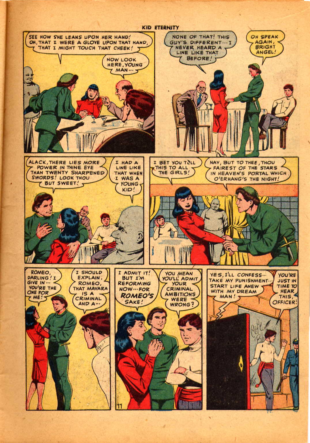 Read online Kid Eternity (1946) comic -  Issue #6 - 13