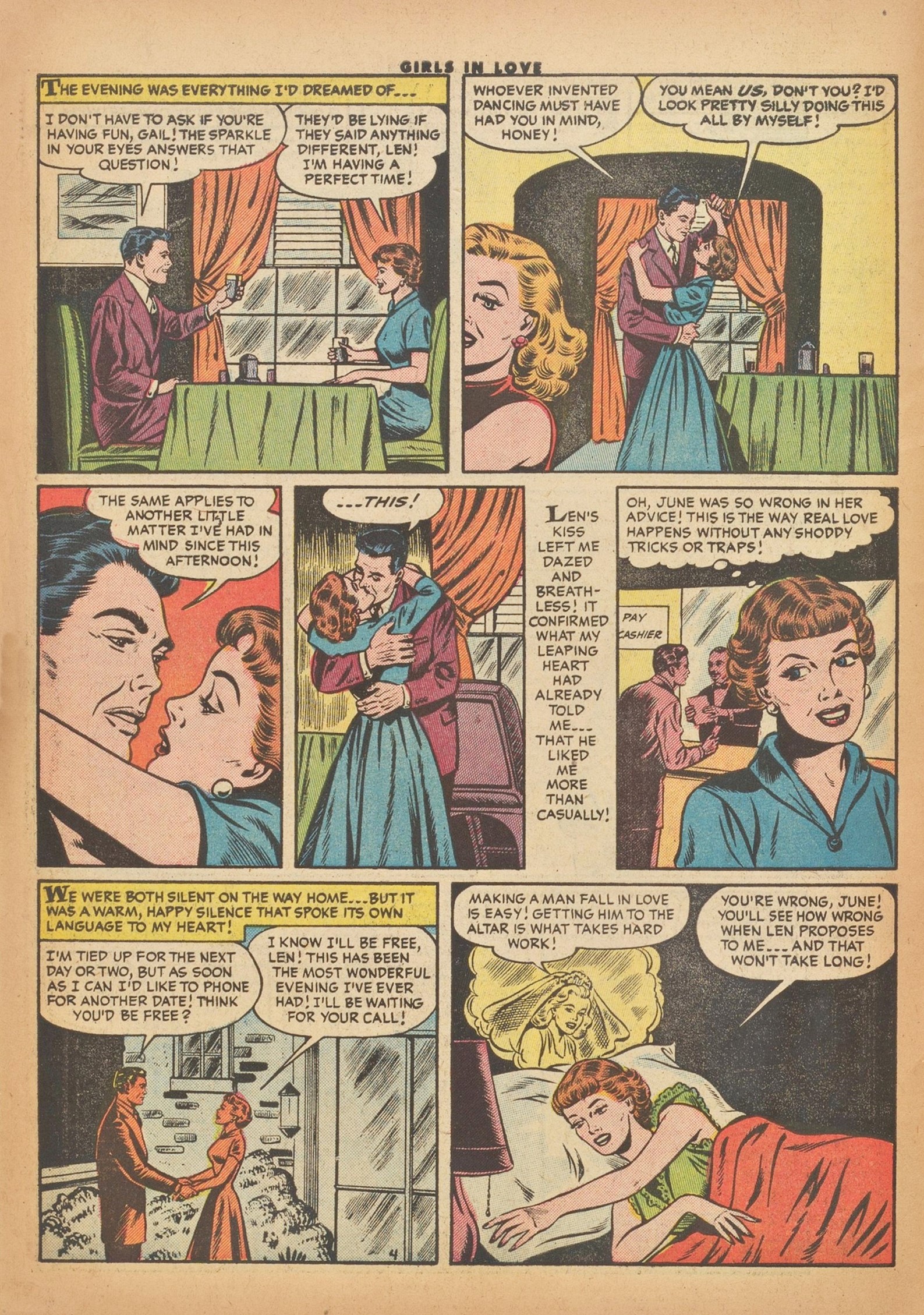 Read online Girls in Love (1955) comic -  Issue #51 - 6