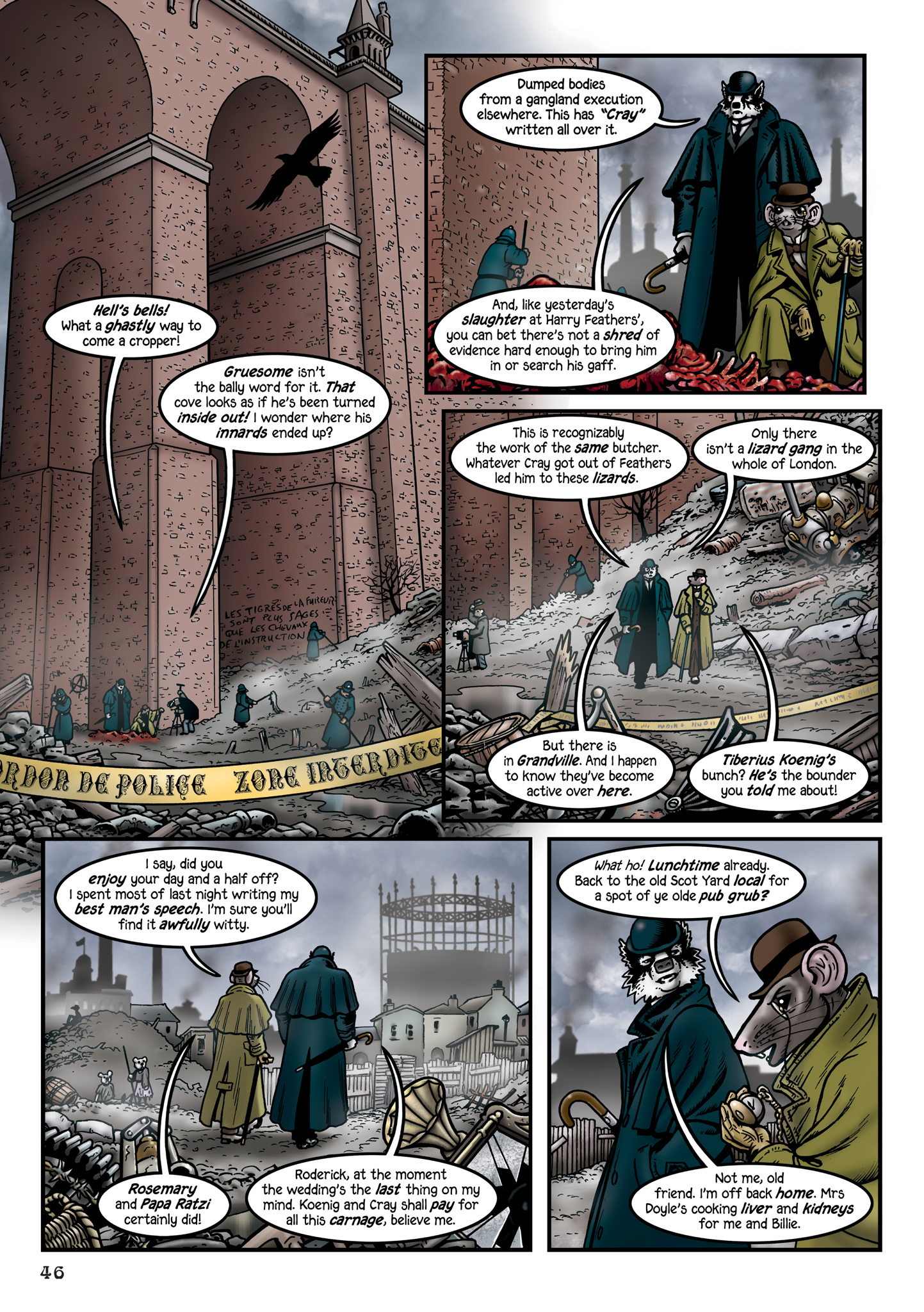 Read online Grandville Force Majeur comic -  Issue # TPB (Part 1) - 48