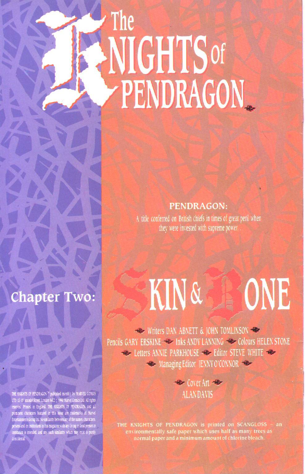 Read online The Knights of Pendragon comic -  Issue #2 - 2