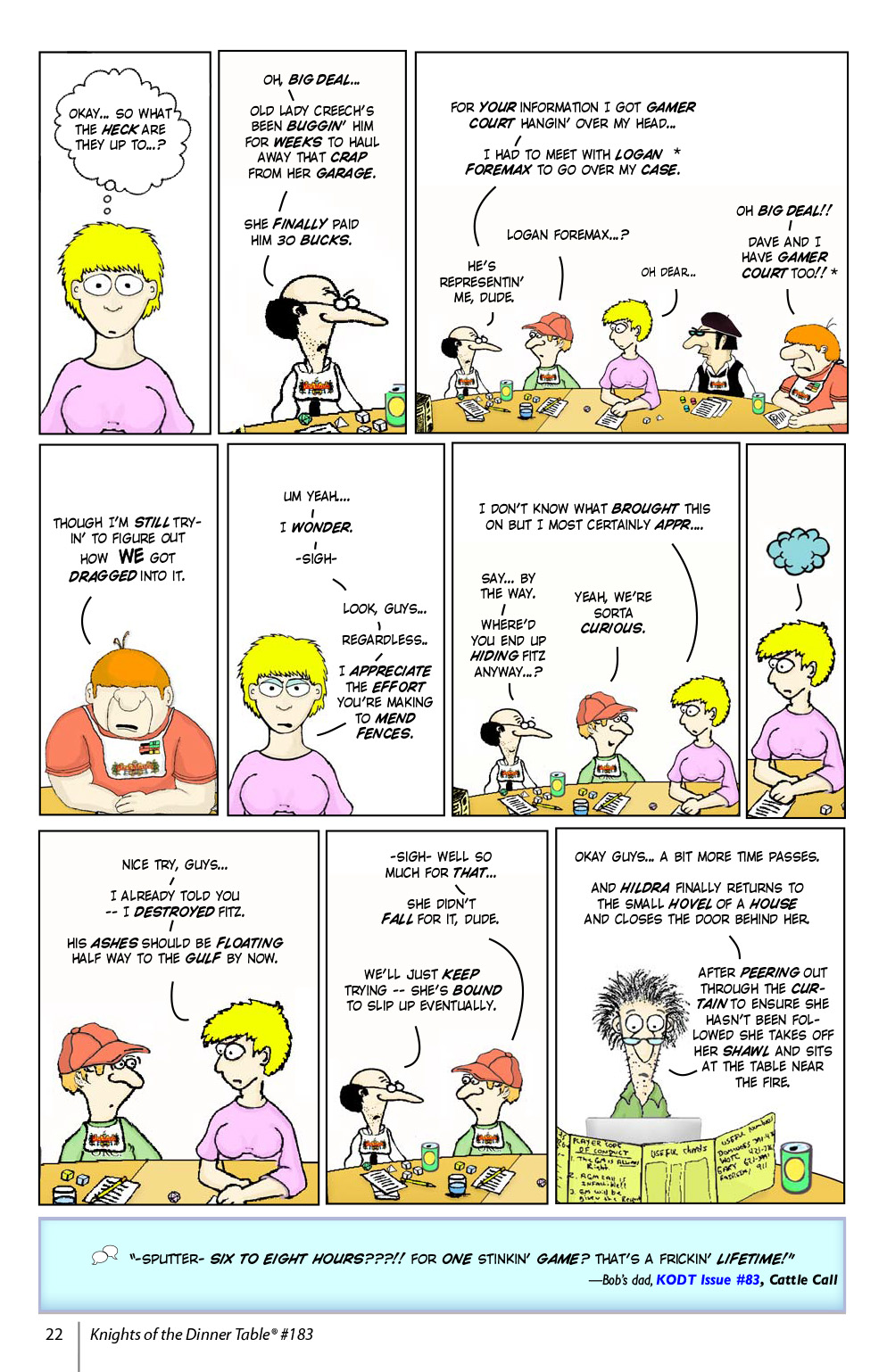 Read online Knights of the Dinner Table comic -  Issue #183 - 24