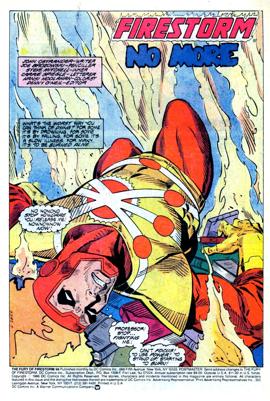 The Fury of Firestorm Issue #56 #60 - English 2
