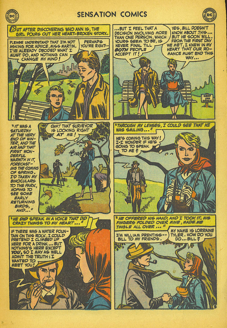 Read online Sensation (Mystery) Comics comic -  Issue #104 - 19