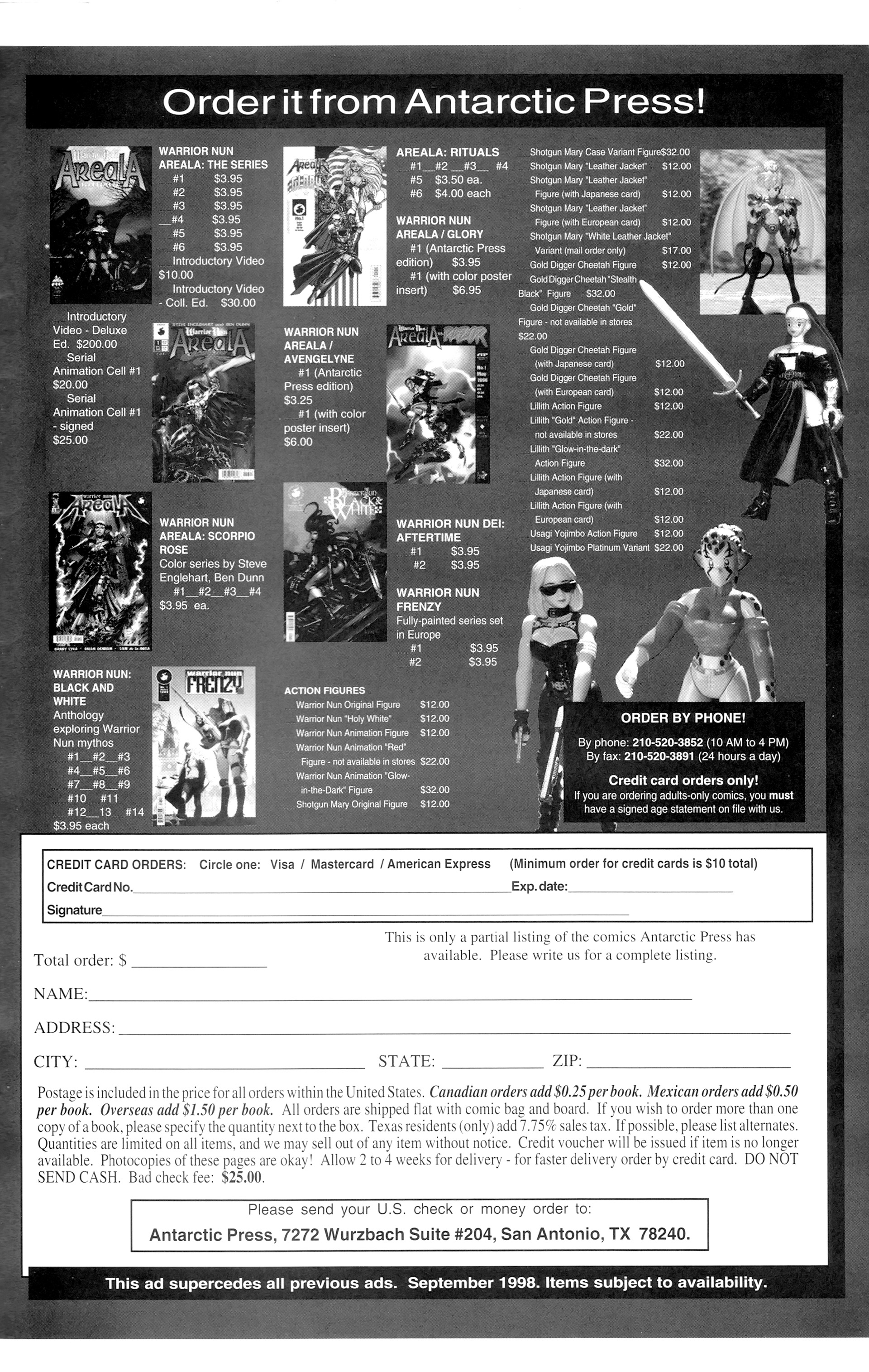 Read online Warrior Nun: Black & White comic -  Issue #14 - 23