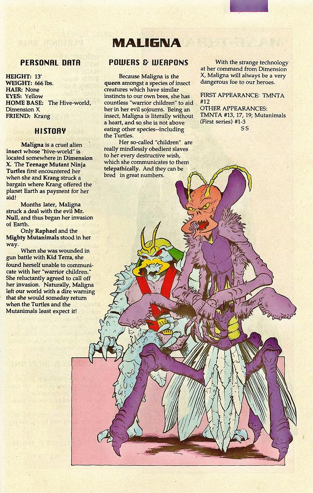 Read online Teenage Mutant Ninja Turtles Mutant Universe Sourcebook comic -  Issue #1 - 41