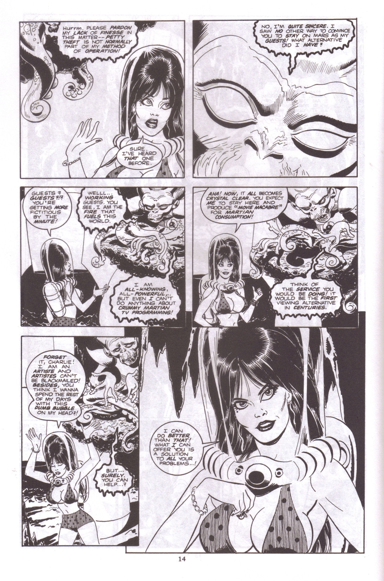 Read online Elvira, Mistress of the Dark comic -  Issue #41 - 16