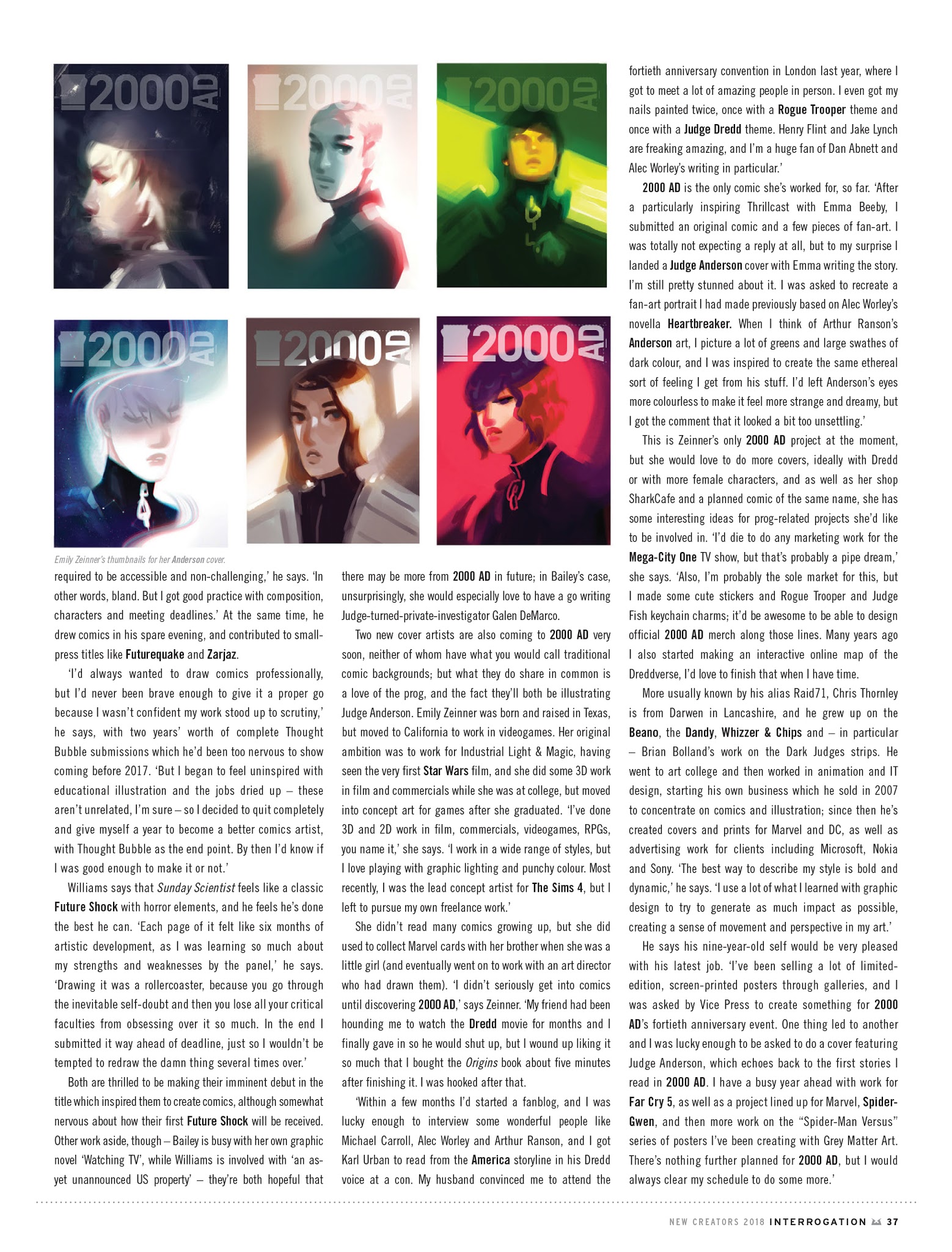 Read online Judge Dredd Megazine (Vol. 5) comic -  Issue #393 - 37