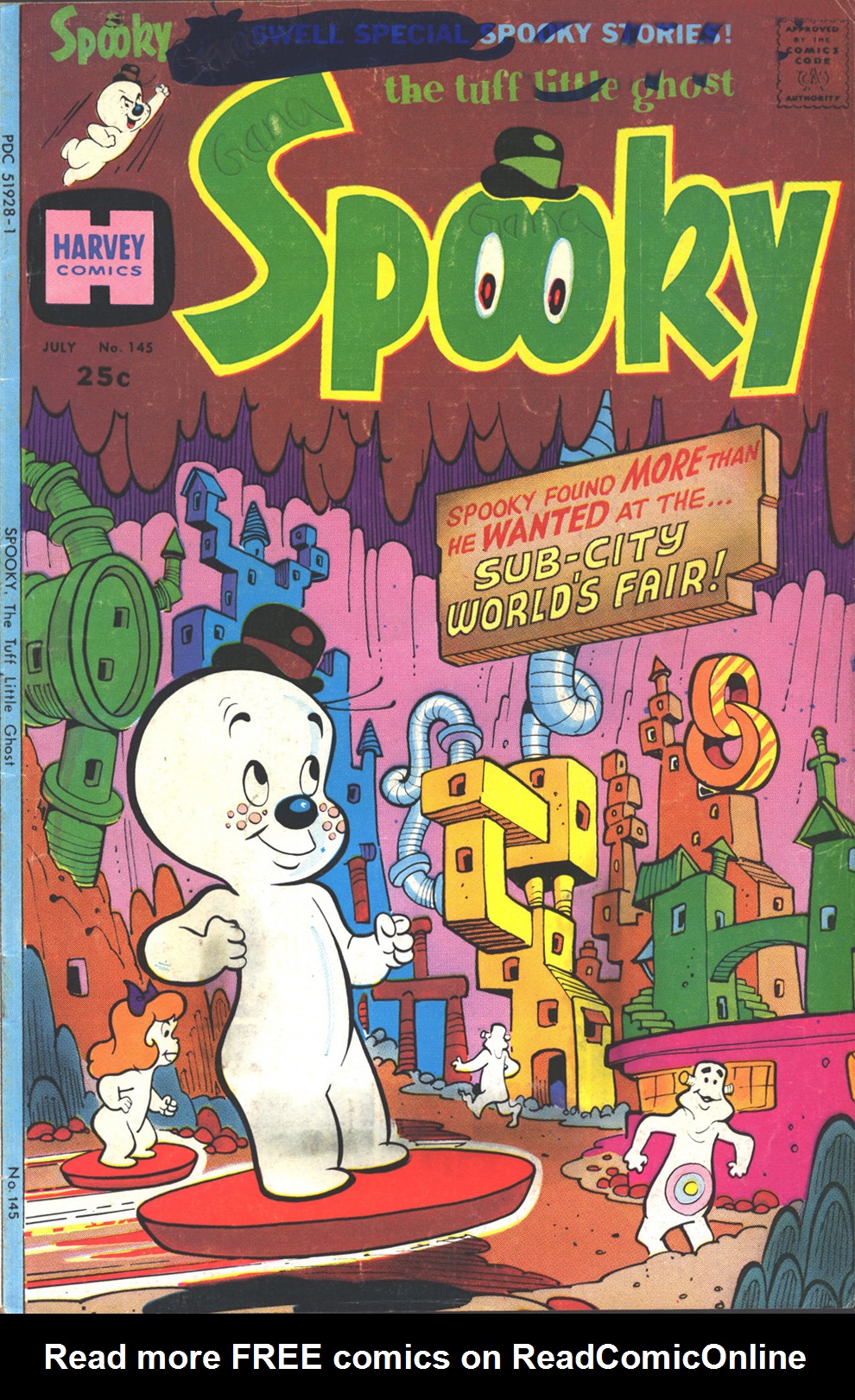 Read online Spooky comic -  Issue #145 - 1