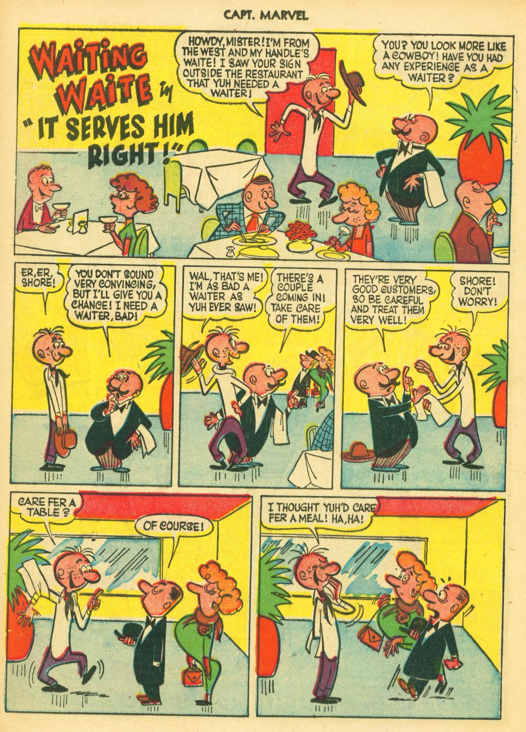 Read online Captain Marvel Adventures comic -  Issue #127 - 12