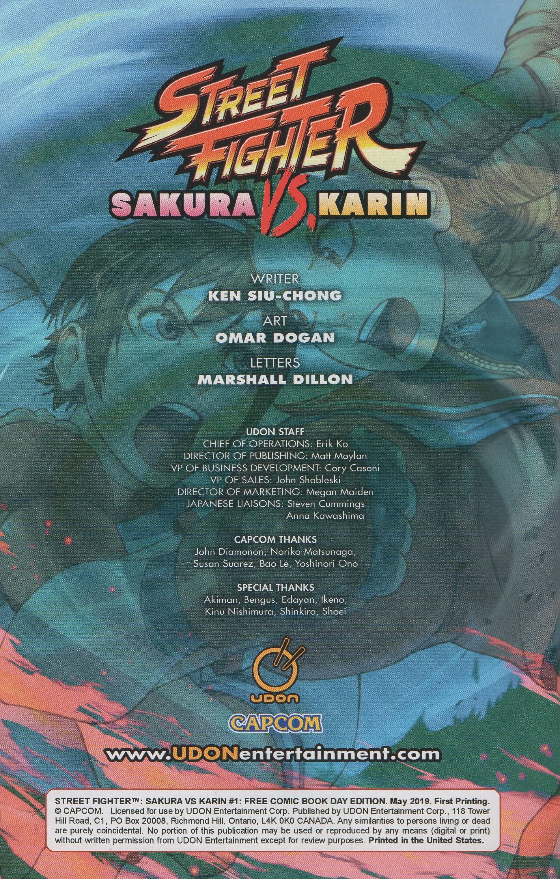 Read online Free Comic Book Day 2019 comic -  Issue # Sakura vs Karin - 2