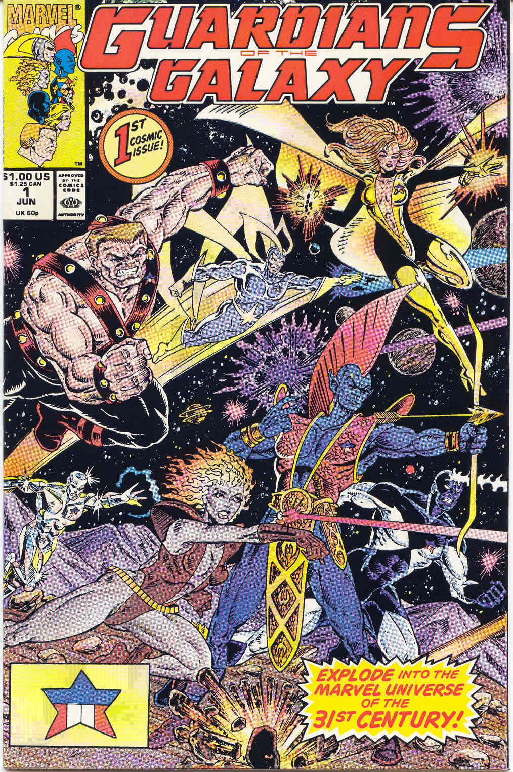 Read online Guardians of the Galaxy (1990) comic -  Issue #1 - 1