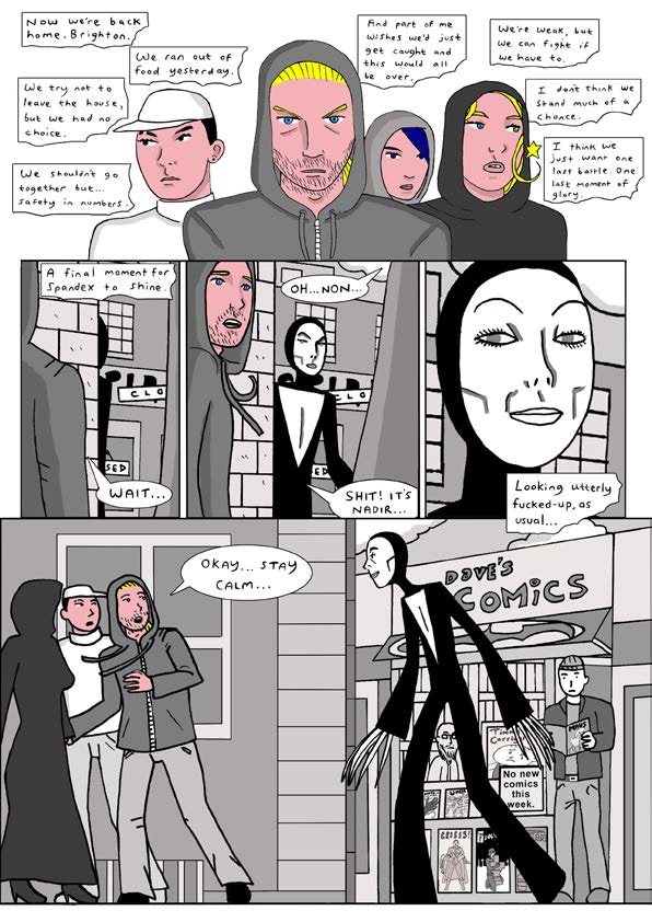 Read online Spandex comic -  Issue #3 - 9