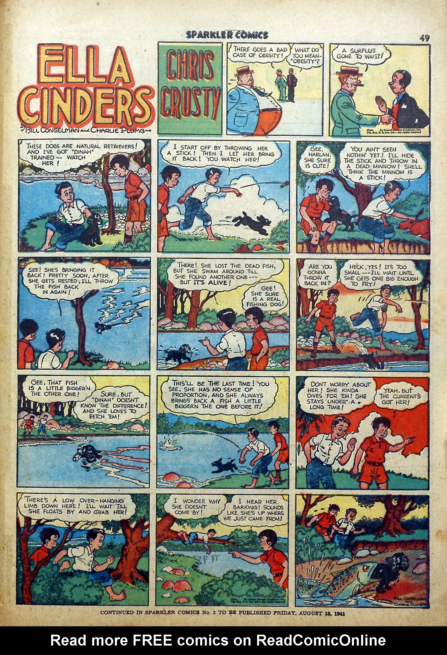 Read online Sparkler Comics comic -  Issue #2 - 45