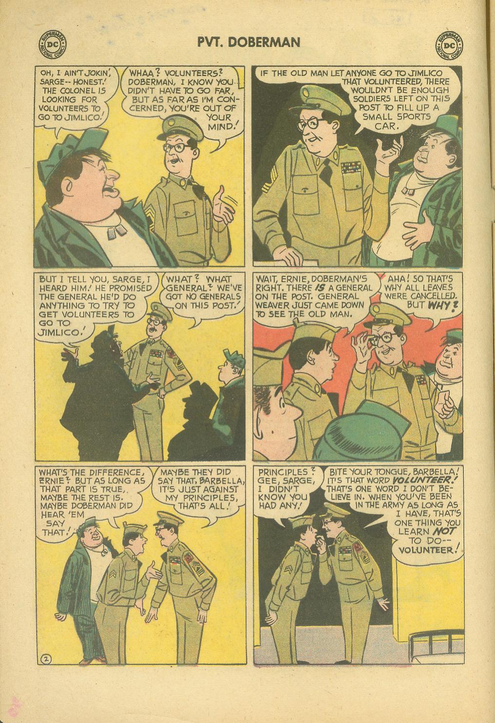 Read online Sgt. Bilko's Pvt. Doberman comic -  Issue #2 - 4