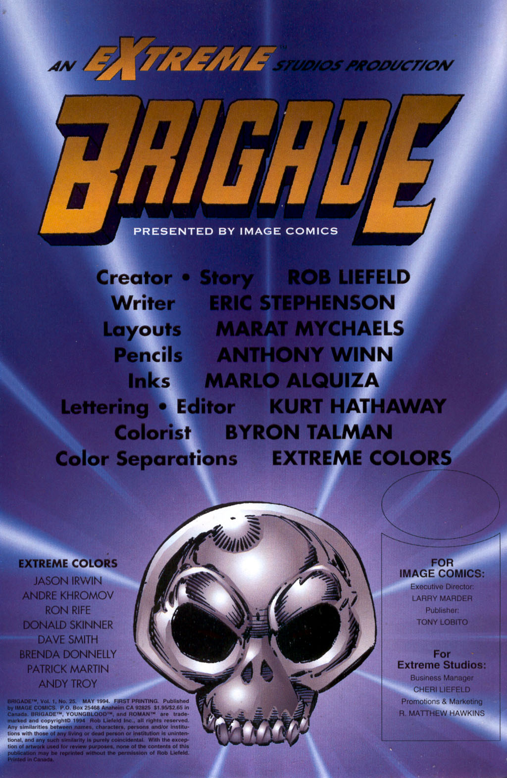 Read online Brigade (1993) comic -  Issue #25 - 2