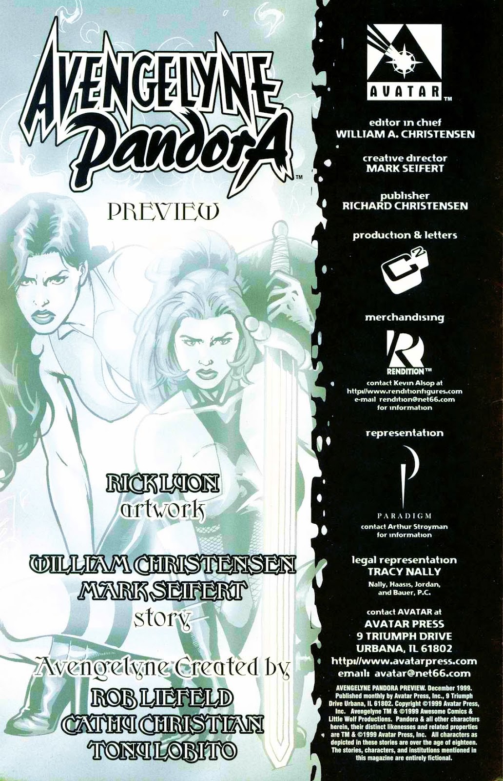 Avengelyne / Pandora issue 0 - Page 3