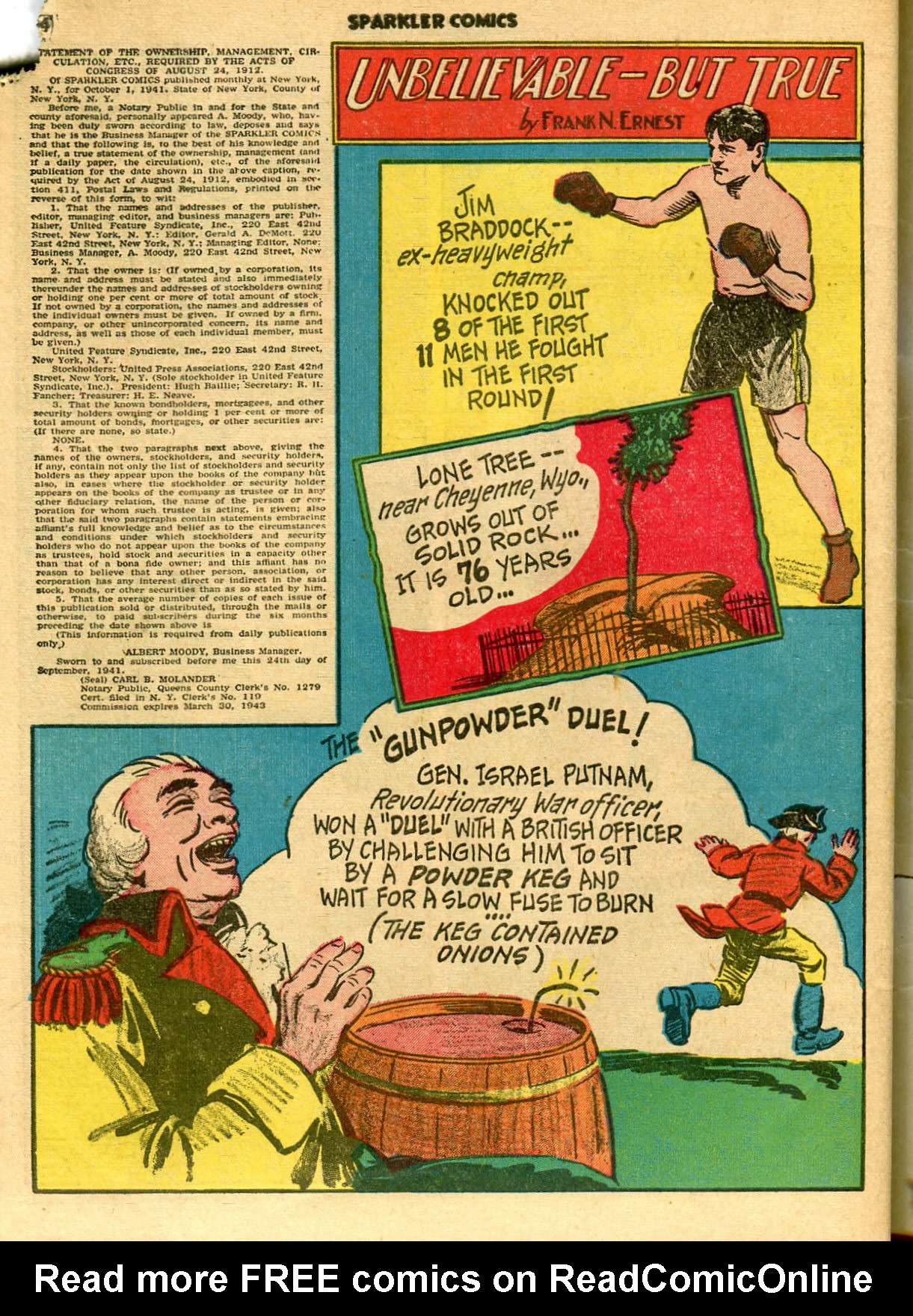 Read online Sparkler Comics comic -  Issue #6 - 67