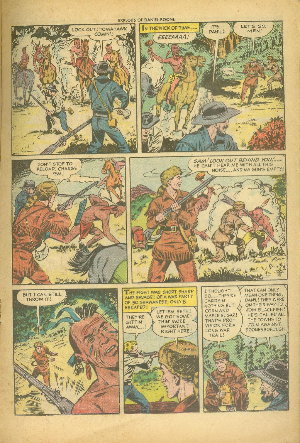 Read online Exploits of Daniel Boone comic -  Issue #1 - 17