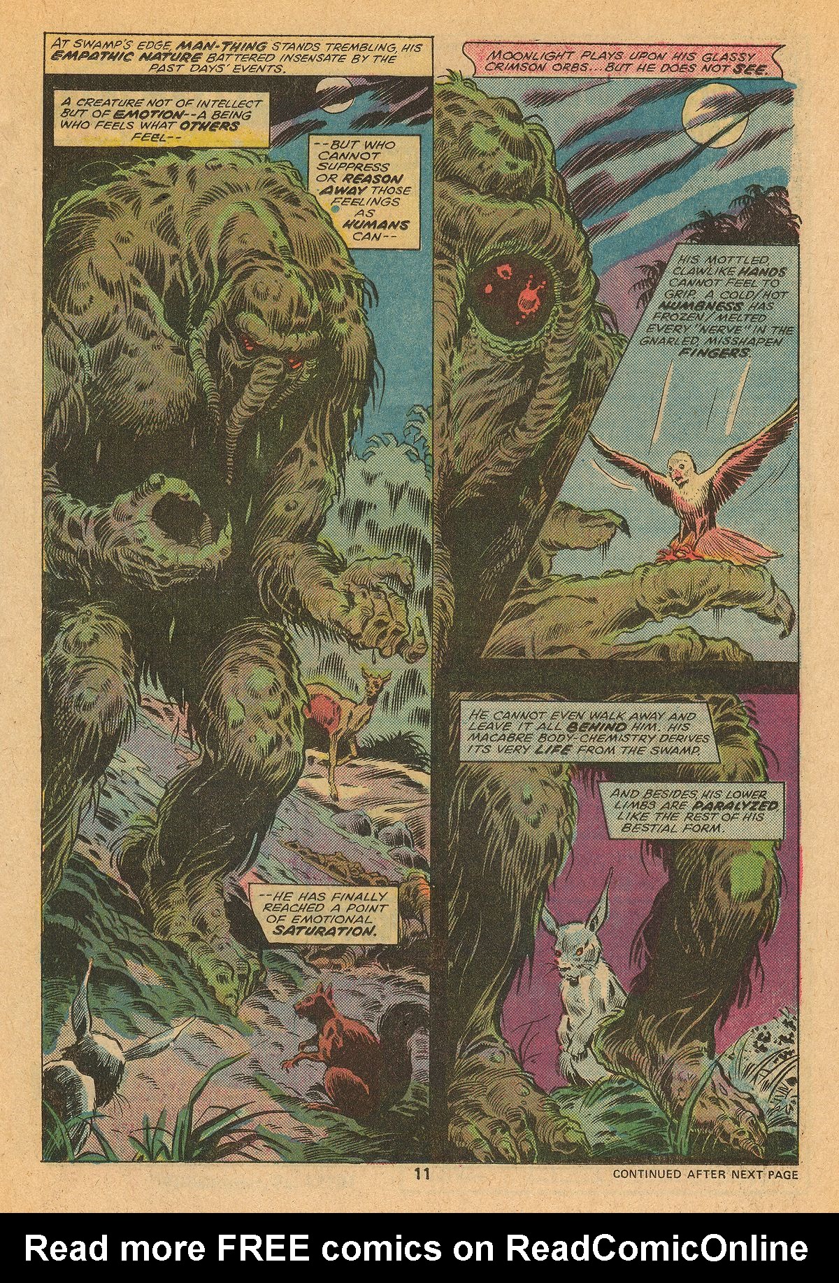 Read online Man-Thing (1974) comic -  Issue #17 - 13