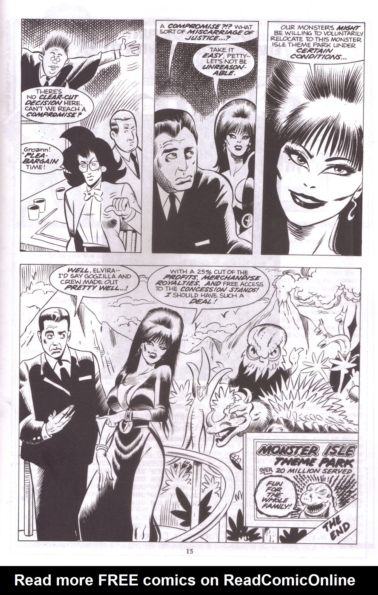 Read online Elvira, Mistress of the Dark comic -  Issue #29 - 17