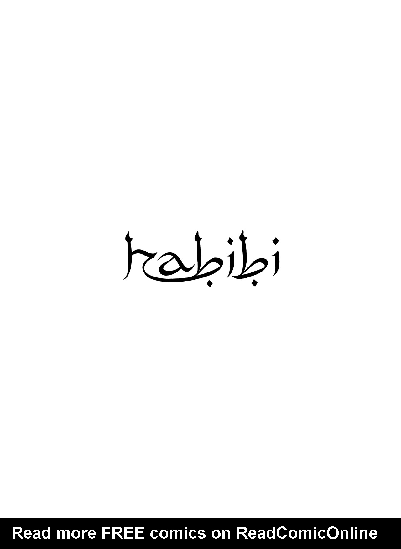 Read online Habibi comic -  Issue # Part 1 - 4