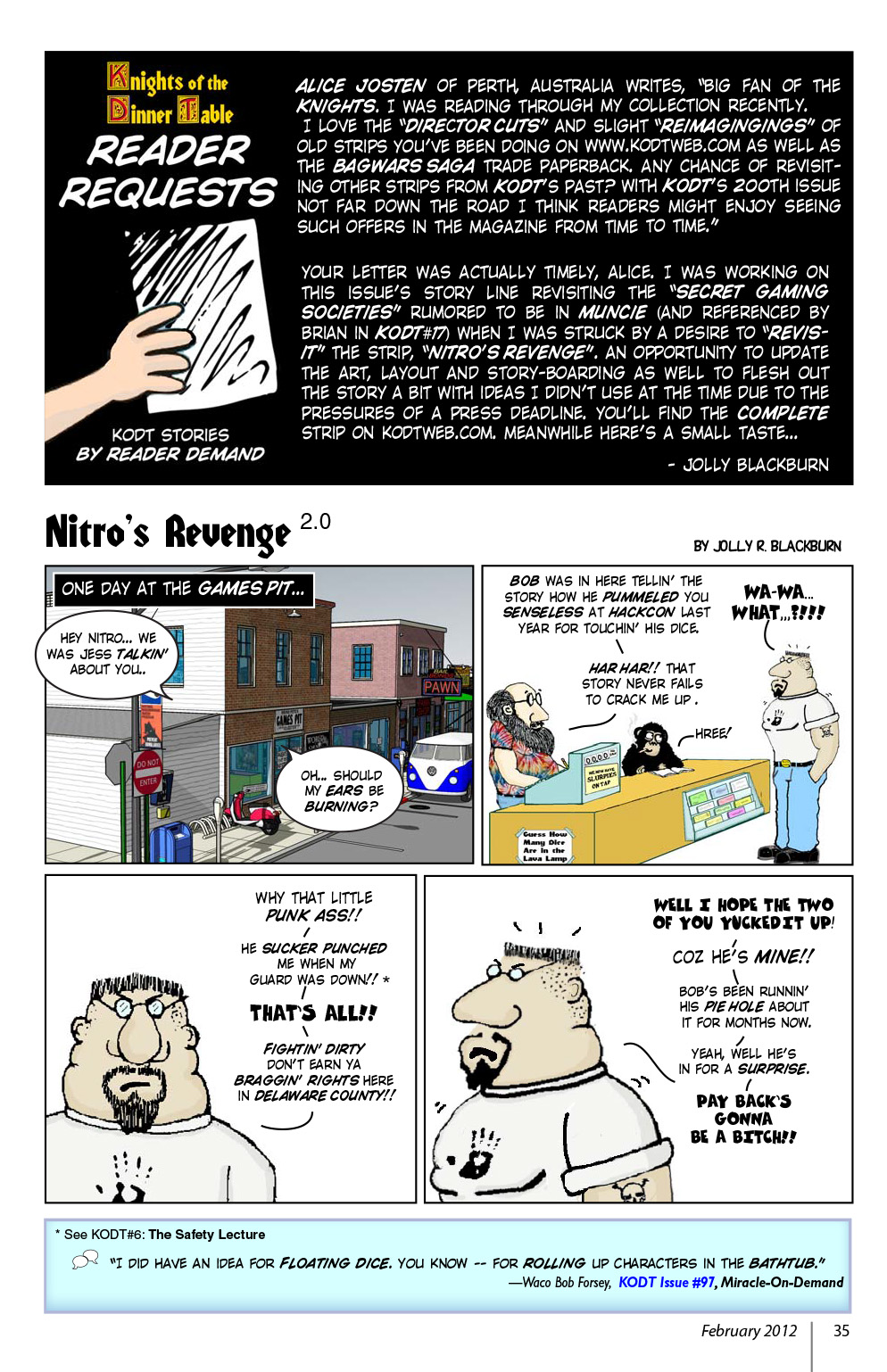 Read online Knights of the Dinner Table comic -  Issue #184 - 37