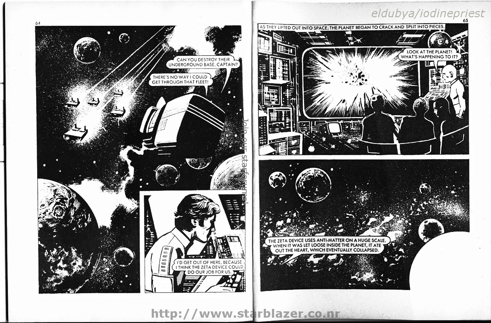 Read online Starblazer comic -  Issue #80 - 34