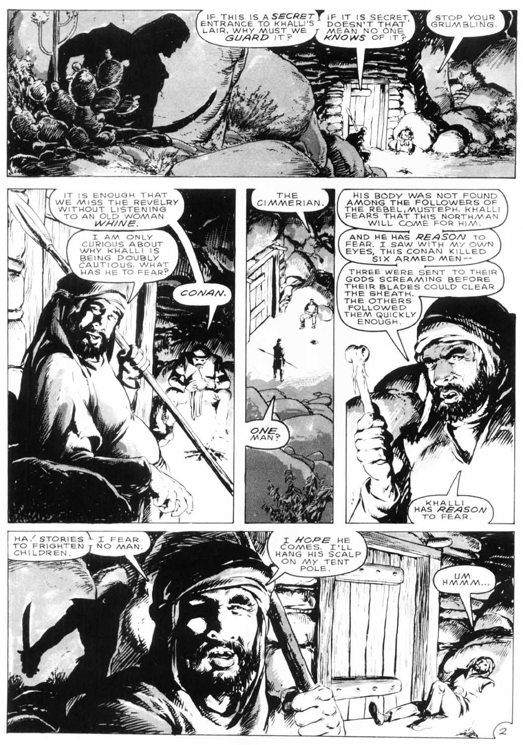 Read online The Savage Sword Of Conan comic -  Issue #154 - 6