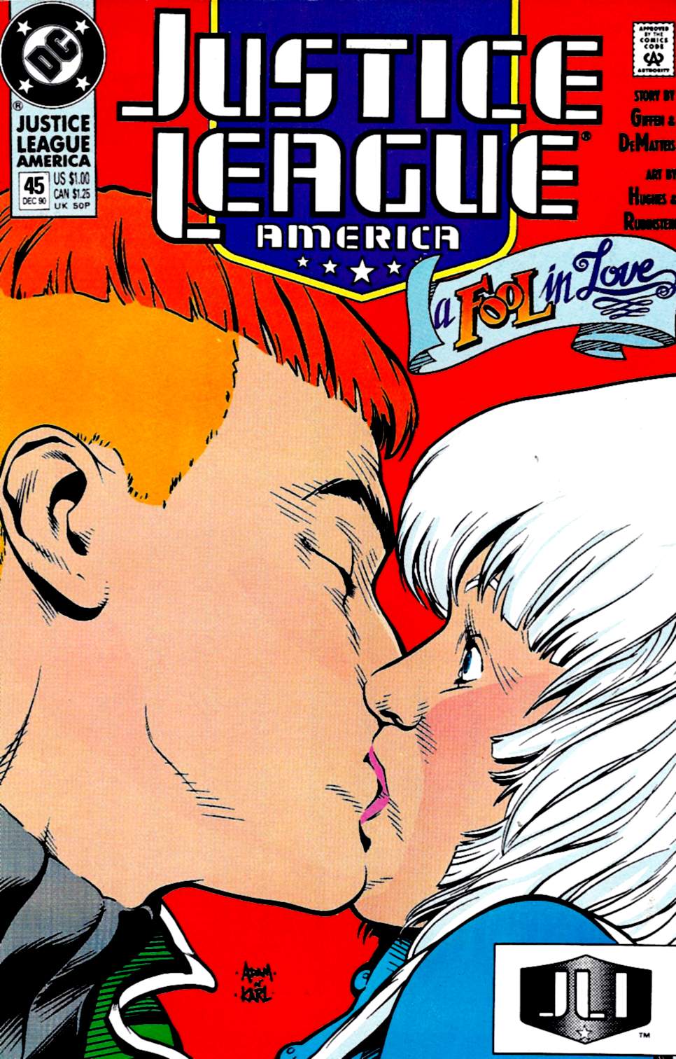 Read online Justice League America comic -  Issue #45 - 1