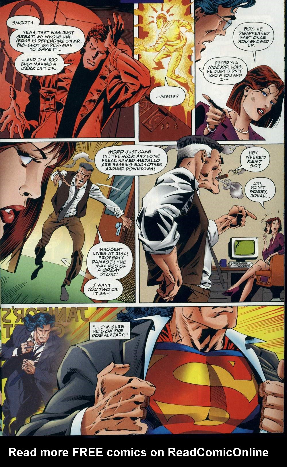 Read online DC vs. Marvel comic -  Issue #3 - 16