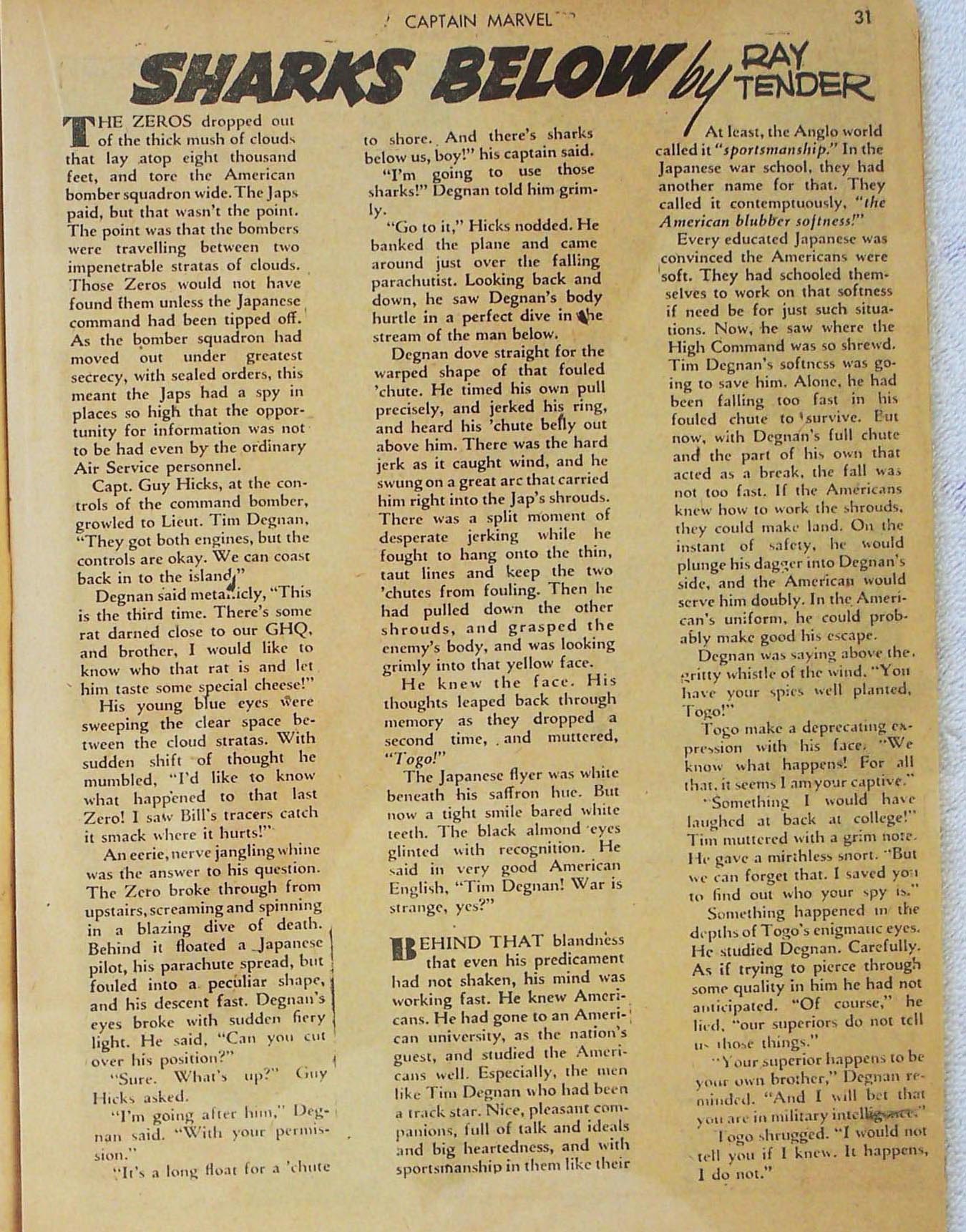 Read online Captain Marvel Adventures comic -  Issue #26 - 32