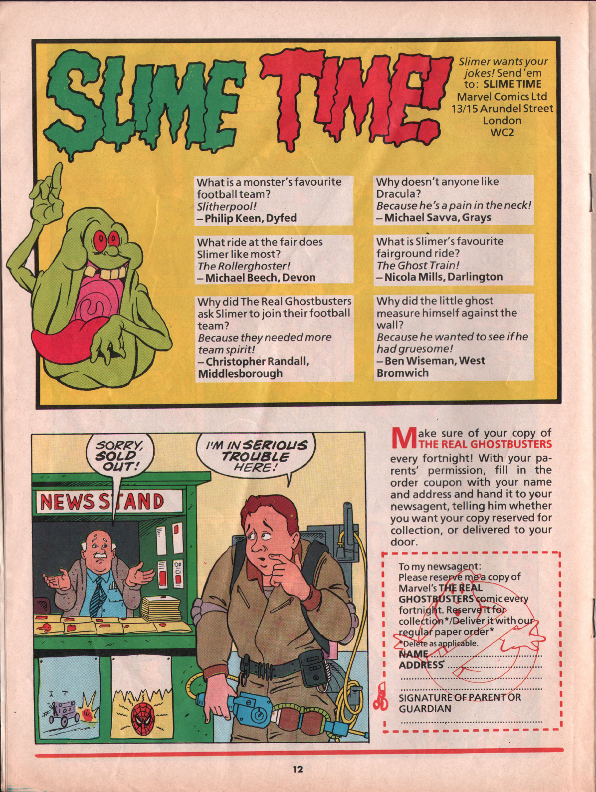 Read online The Real Ghostbusters comic -  Issue #9 - 12
