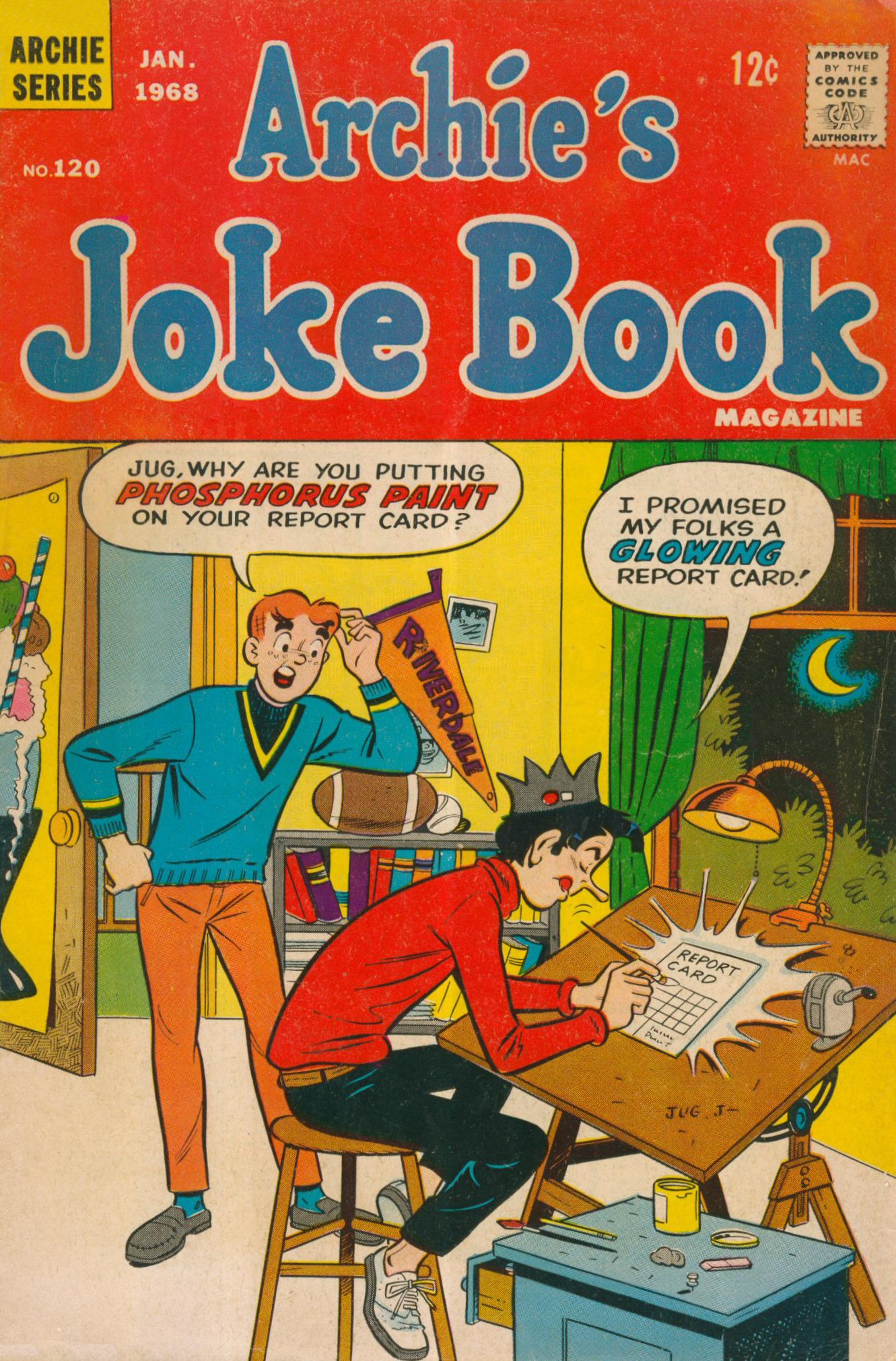 Read online Archie's Joke Book Magazine comic -  Issue #120 - 1