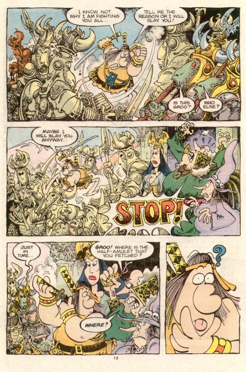 Read online Sergio Aragonés Groo the Wanderer comic -  Issue #34 - 13