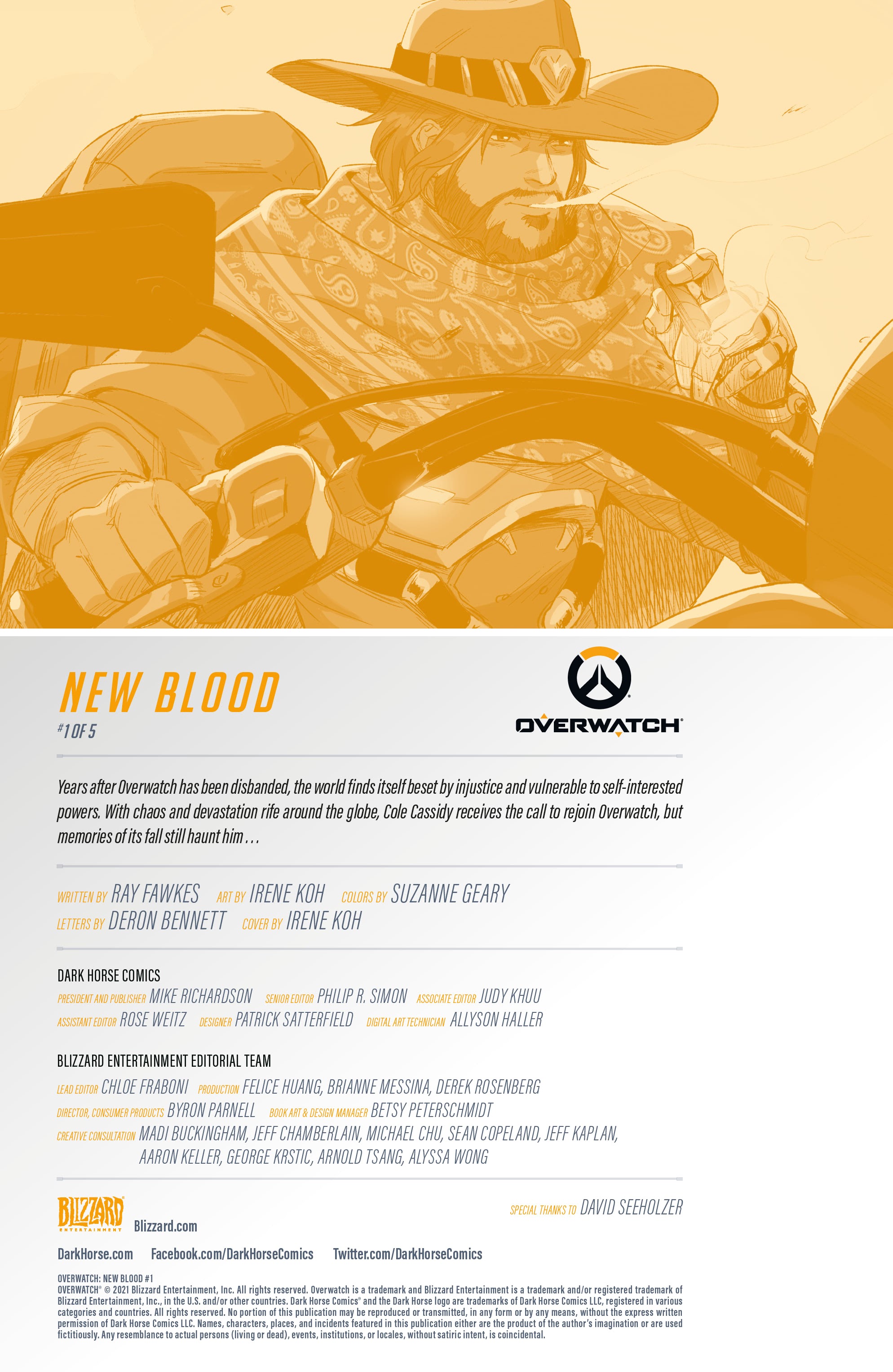 Read online Overwatch: New Blood comic -  Issue #1 - 2