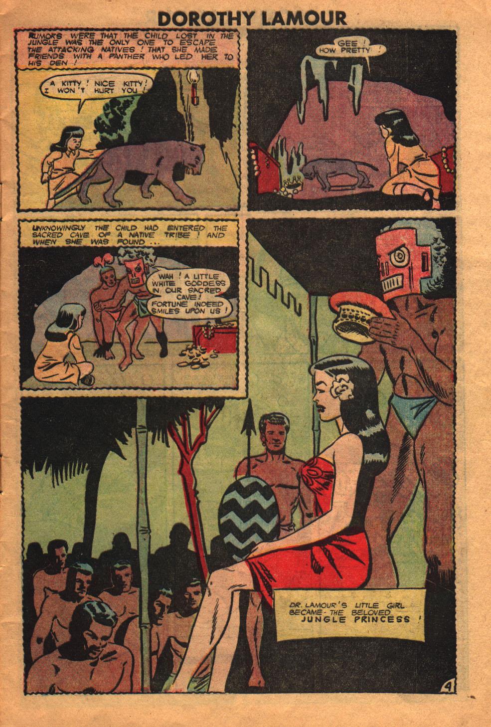 Read online Dorothy Lamour Jungle Princess comic -  Issue #2 - 5