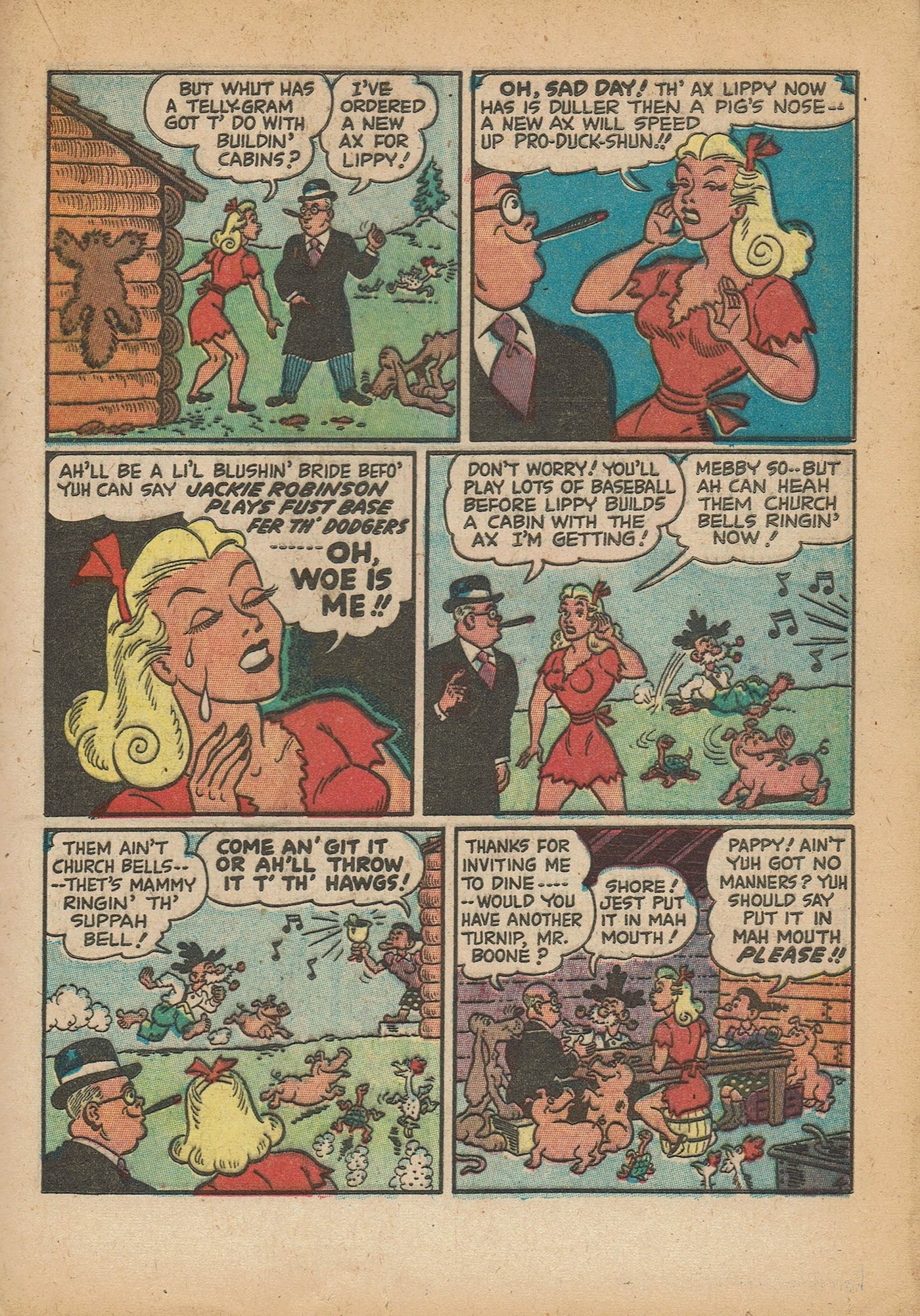 Read online Babe (1948) comic -  Issue #1 - 27