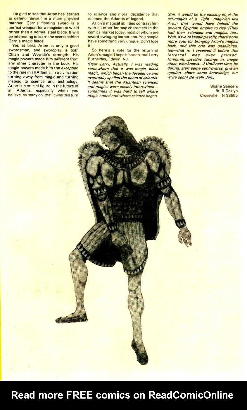 Read online Arion, Lord of Atlantis comic -  Issue #18 - 27