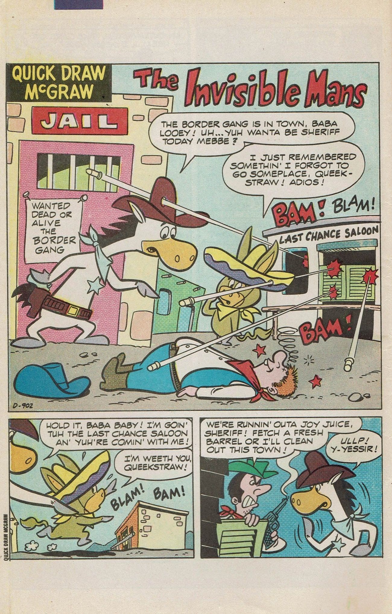 Read online Huckleberry Hound / Quick Draw McGraw Giant Size Flip Book comic -  Issue # Full - 8