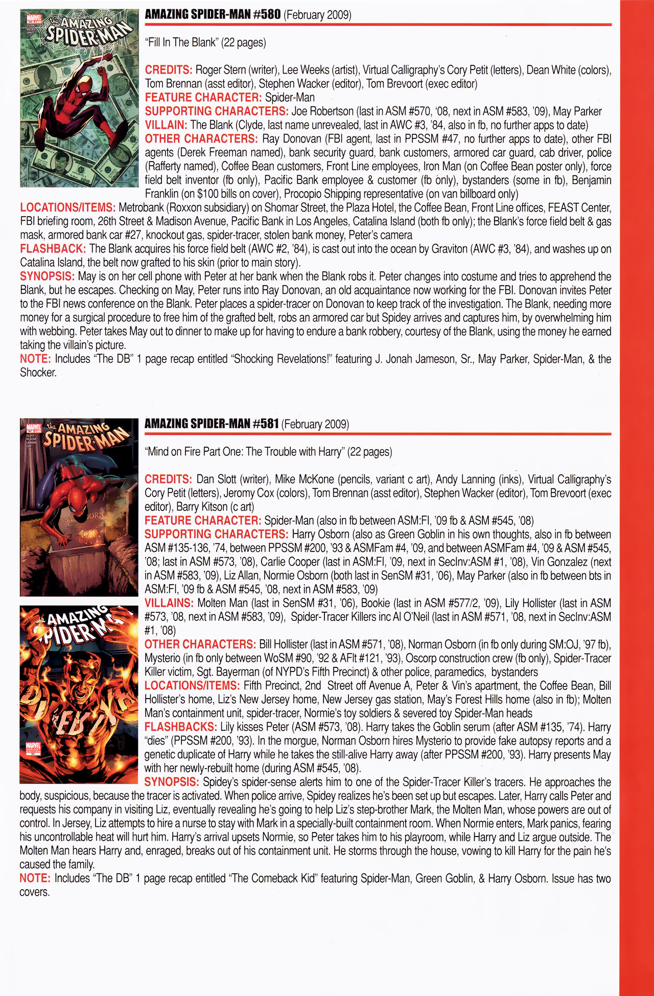 Read online Official Index to the Marvel Universe comic -  Issue #14 - 5