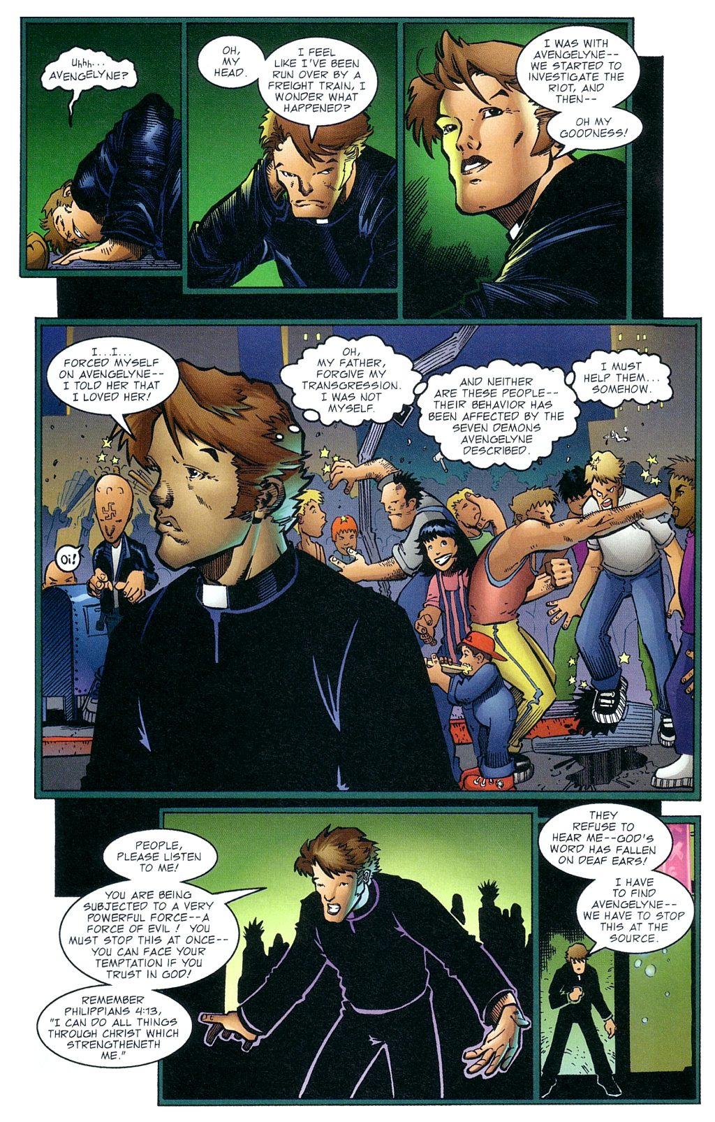 Read online Avengelyne: Deadly Sins comic -  Issue #2 - 8