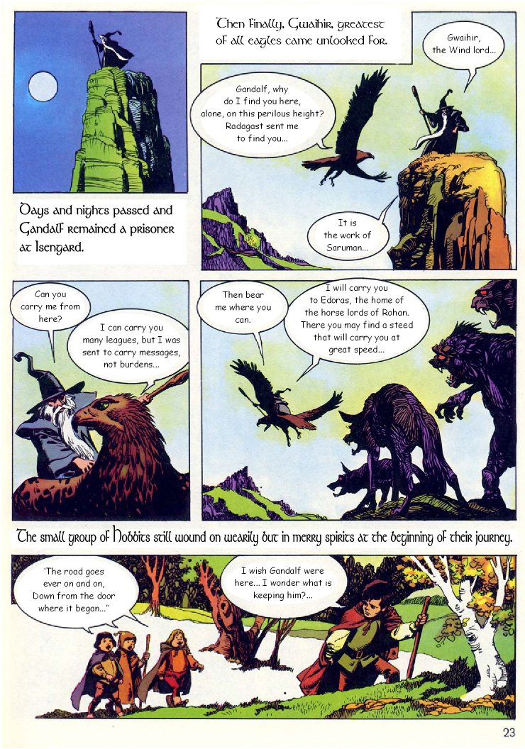 Read online El Señor de los Anillos comic -  Issue #1 - 18