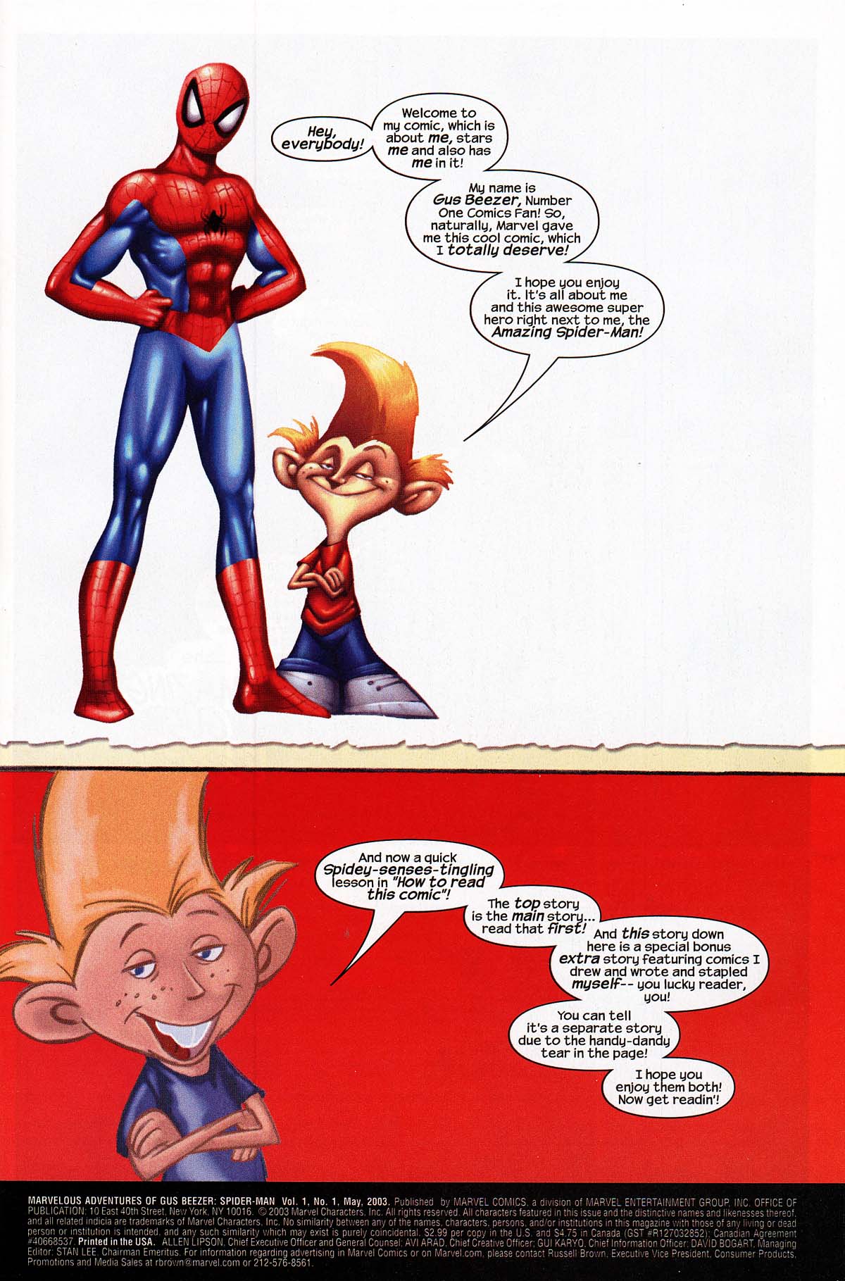 Read online Marvelous Adventures of Gus Beezer comic -  Issue # Spider-Man - 2