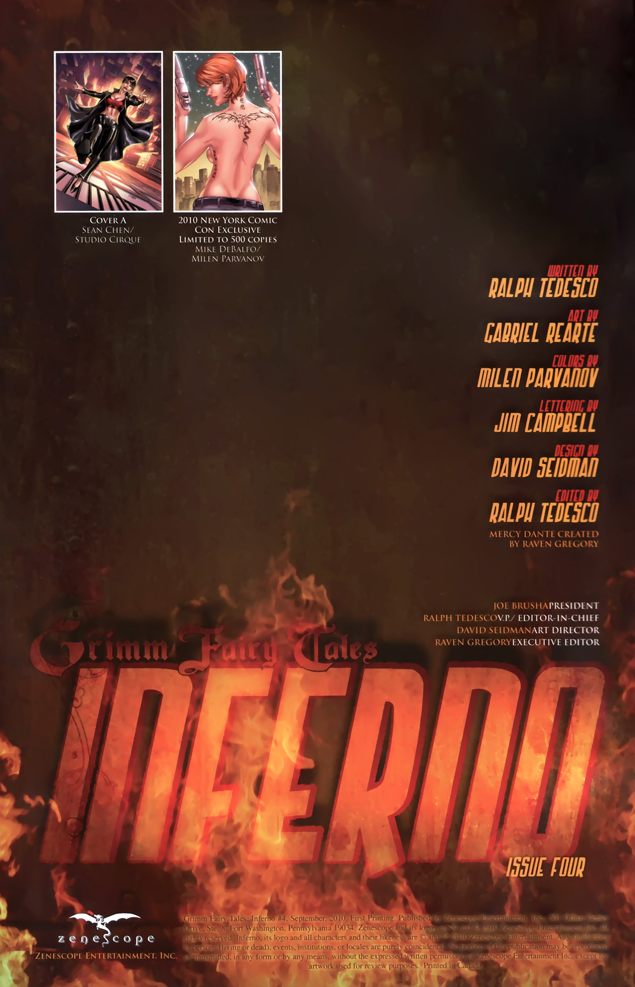 Read online Grimm Fairy Tales: Inferno comic -  Issue #4 - 2