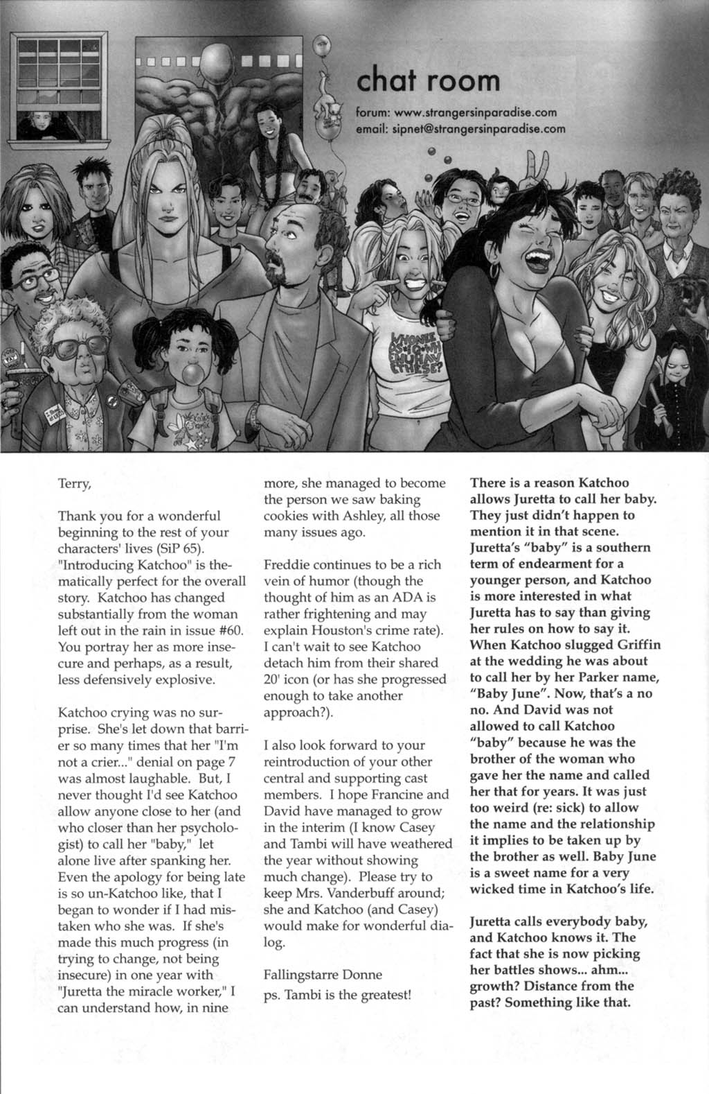 Read online Strangers in Paradise comic -  Issue #65 - 20